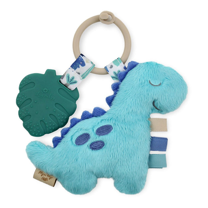 Green Dino Itzy Pal™ Infant Toy | Teether & Lovey